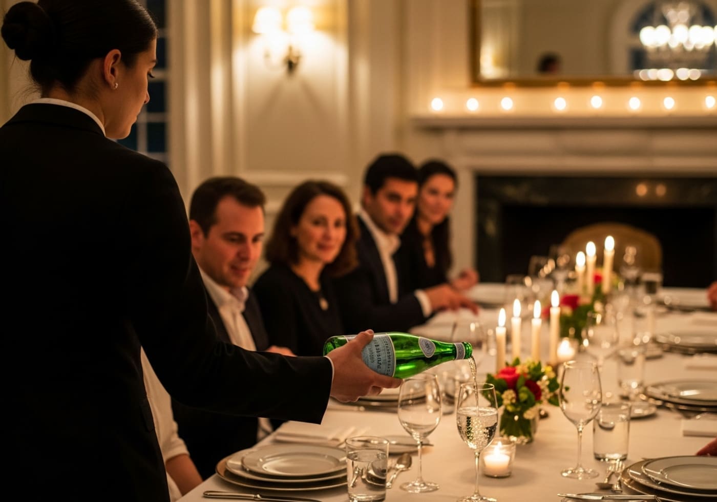 Right Hand crew during guest hospitality at a Main Line event